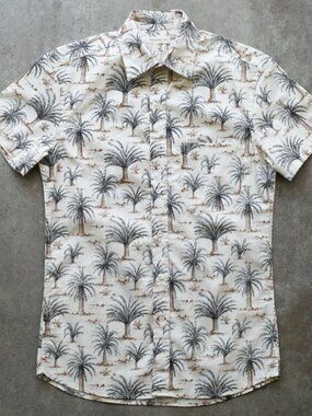 NWOT Gustin #1253 Retro Hawaiian - Natural (Large)